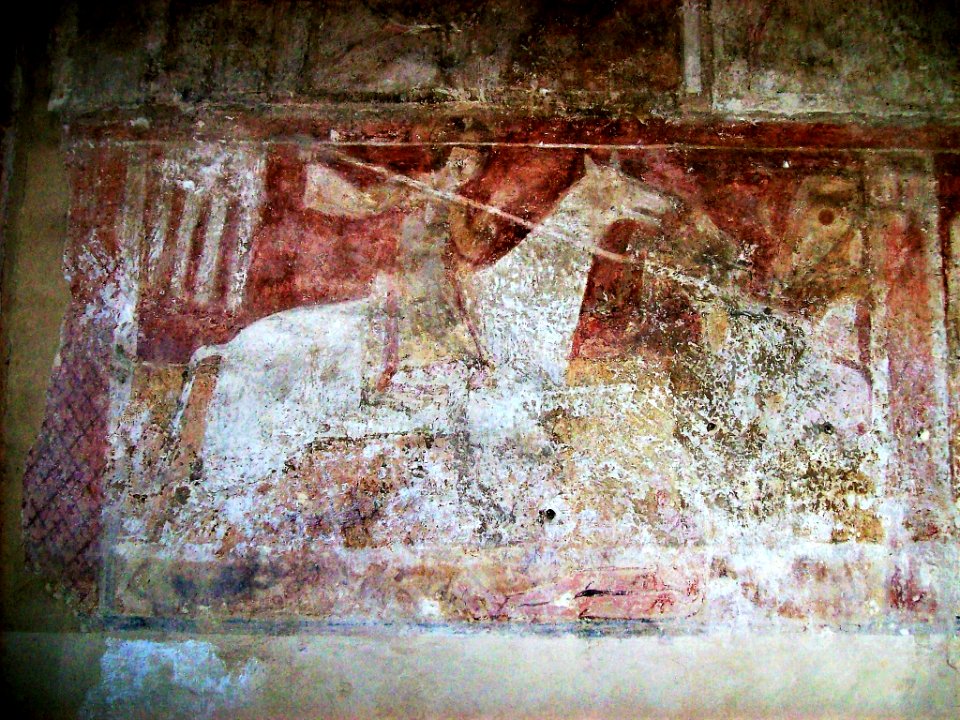 St Botolph, Hardham, murals 1