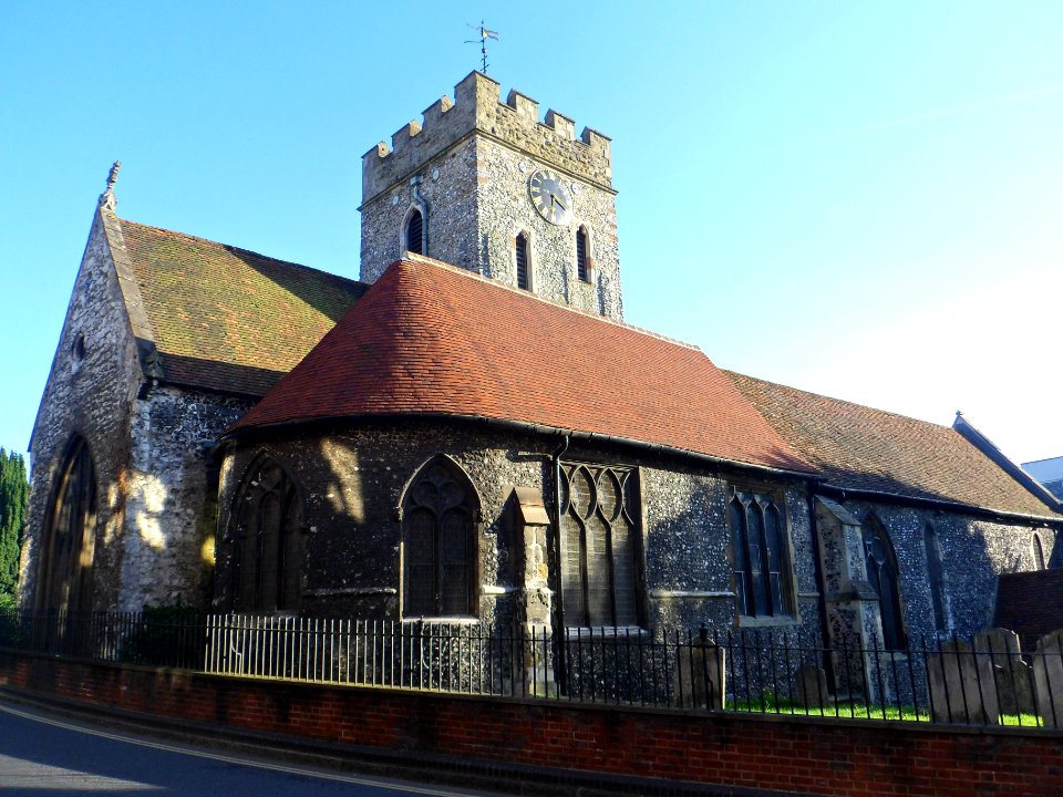 St Mary's Church, Quarry Street, Guildford (April 2014) (2)
