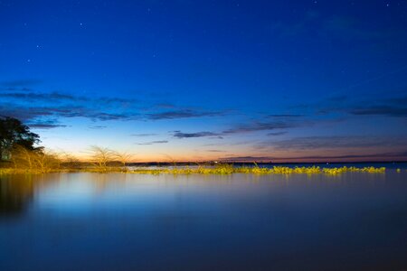 Dusk tranquility sky