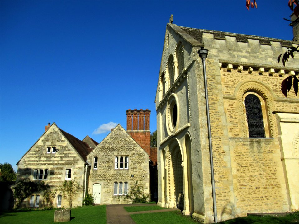 St Mary, Iffley, west end 03