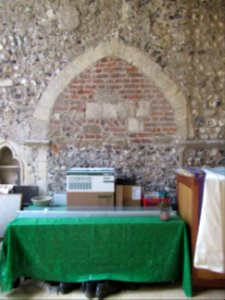 St Mary, Sompting, blocked doorway photo