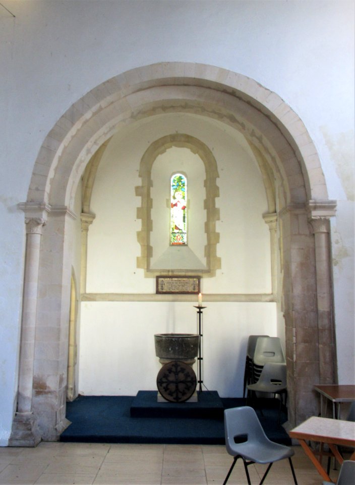 St Mary, Sompting, baptistry 01