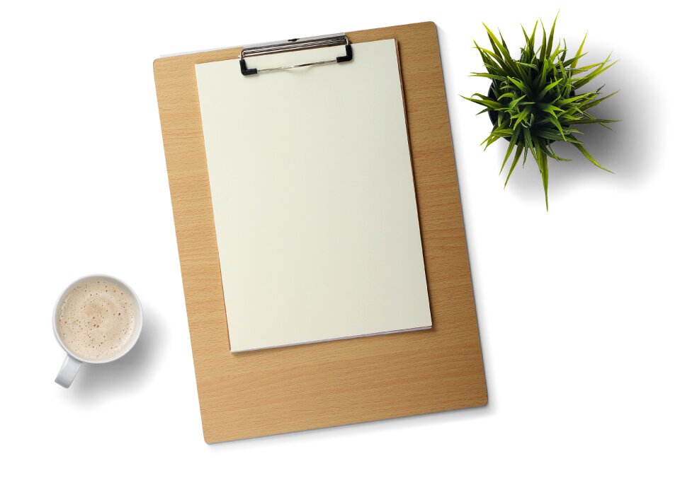 Coffee note pad drawing pad