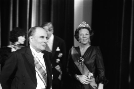 Staatsbezoek president Mitterand van Frankrijk, Bestanddeelnr 932-8579