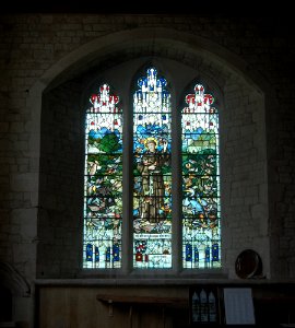 St Mary's Church, High Street, Selborne (NHLE Code 1351131) (July 2019) (Stained Glass Window) (1)