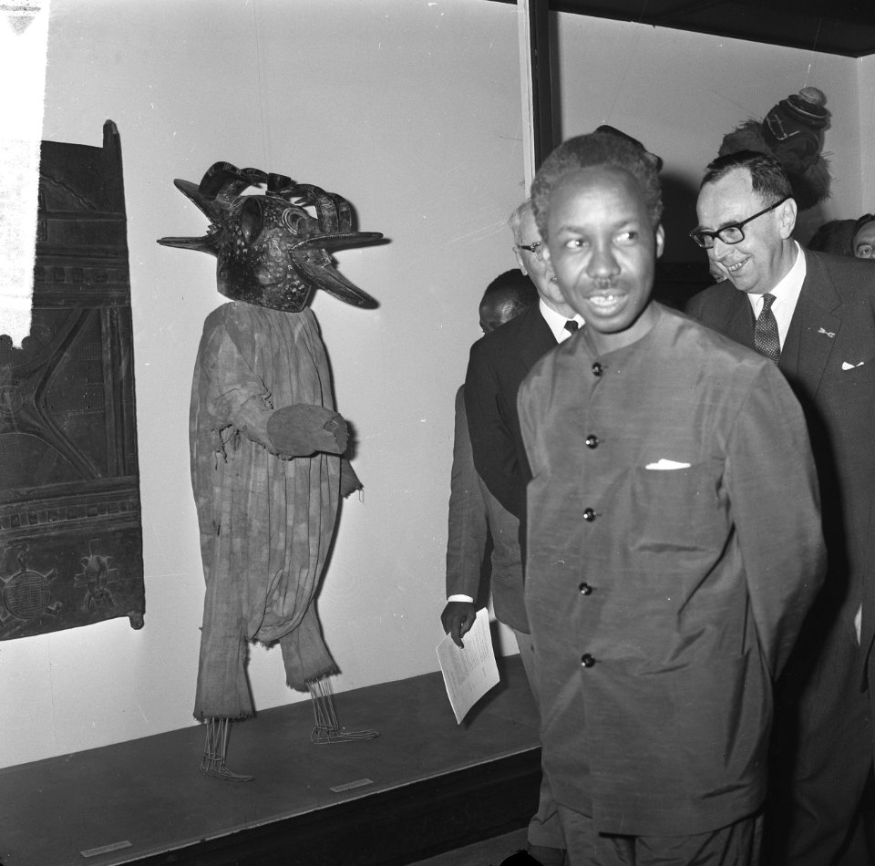 Staatsbezoek president Nyerere van Tanzania, president Nyerere bezoek gebracht a, Bestanddeelnr 917-6720