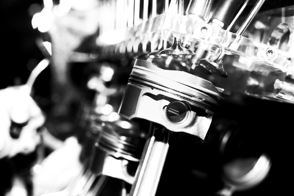 Close up metal drive