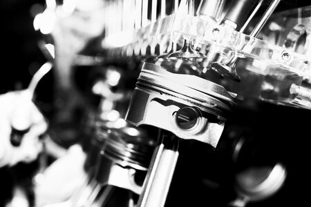 Close up metal drive