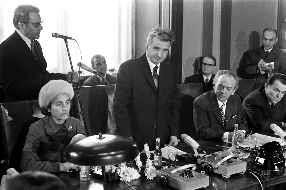Staatsbezoek President Ceausescu van Roemenie, Ceausescu spreekt kamerleden toe , Bestanddeelnr 926-3369