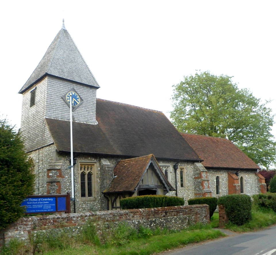 St Thomas of Canterbury's Church, The Street, East Clandon (May 2014) (1)