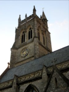 St Thomas's Minster, St Thomas's Square, Newport, Isle of Wight (May 2016) (Tower)