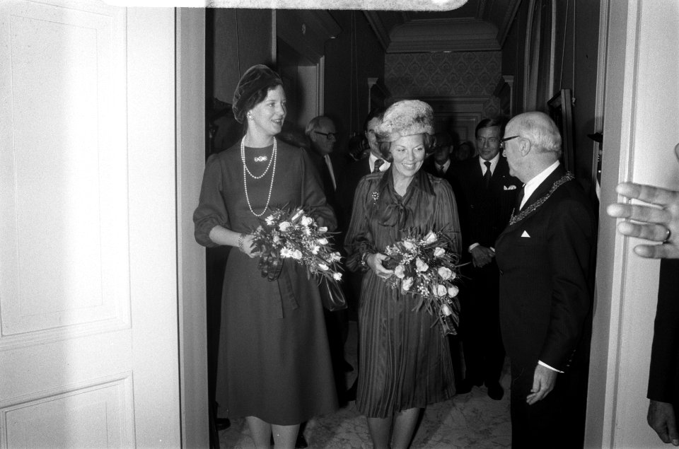 Staatsbezoek Koningin Margrethe en Prins Henrik van Denemarken bezoek ambtswoni, Bestanddeelnr 928-2388
