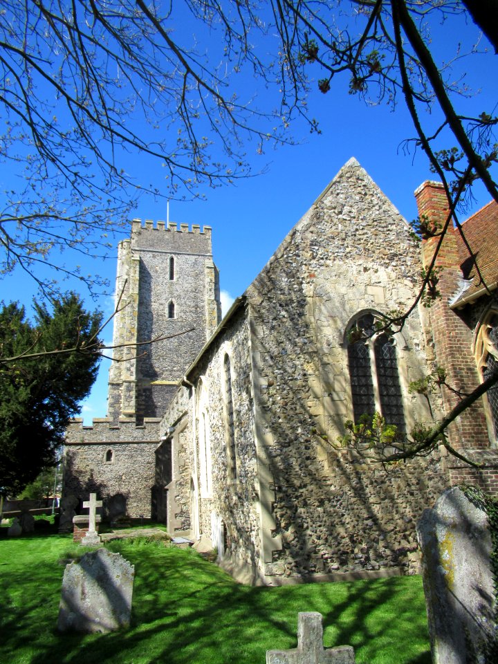 St Nicholas, St Nicholas at Wade, April 2021 02