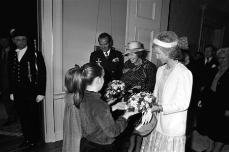 Staatsbezoek Spaans Koninklijk paar Koningin Sophia , Guan Carlos en Prinses Be, Bestanddeelnr 930-7309