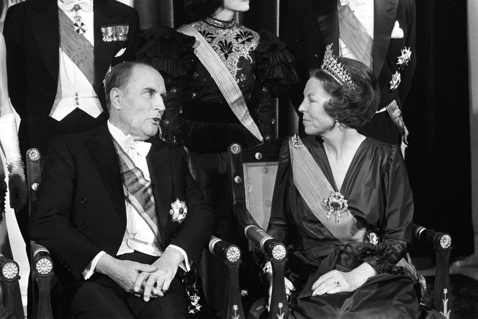 Staatsbezoek president Mitterand van Frankrijk, Bestanddeelnr 932-8580