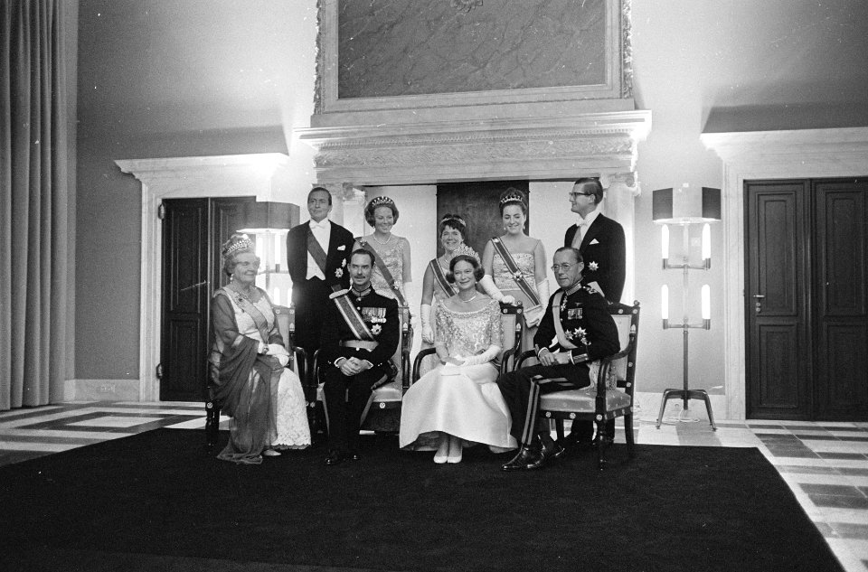 Staatsbezoek Groothertog en Groothertogin Luxemburg, Claus, Beatrix, Margriet, P, Bestanddeelnr 920-6946