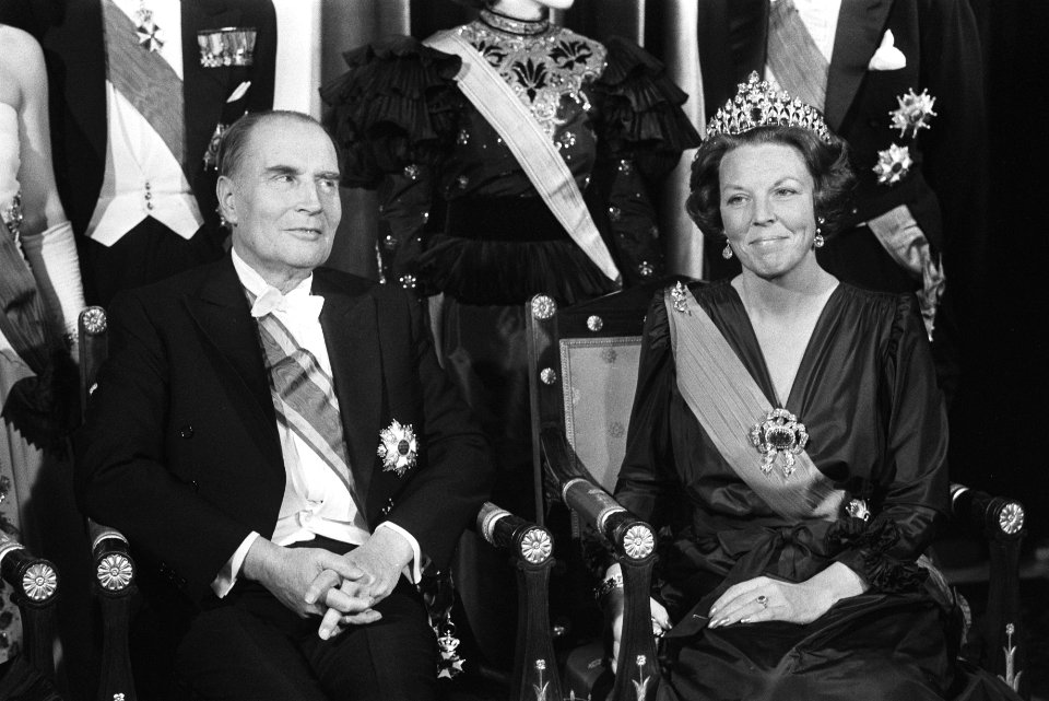 Staatsbezoek president Mitterand van Frankrijk, Bestanddeelnr 932-8581