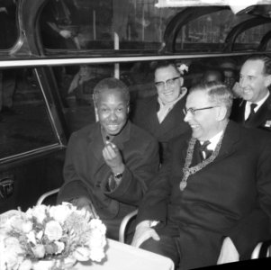 Staatsbezoek president Nyerere van Tanzania, president Nyerere maakte rondvaart , Bestanddeelnr 917-6705