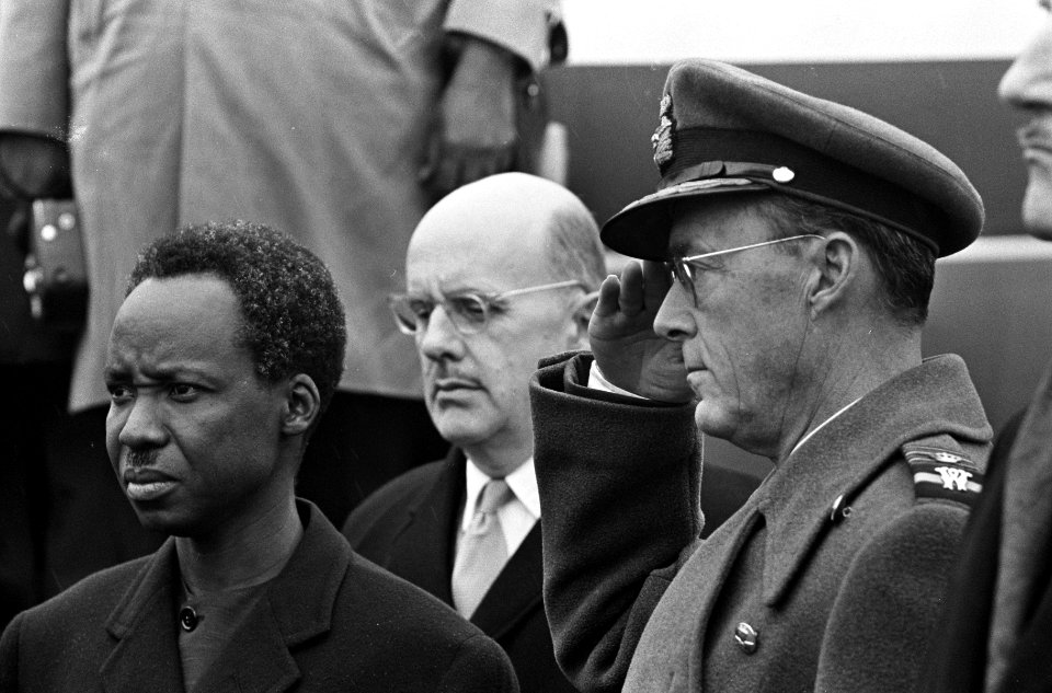 Staatsbezoek president Nyerere van Tanzania, Prins Bernhard en president Nyerere, Bestanddeelnr 917-6688
