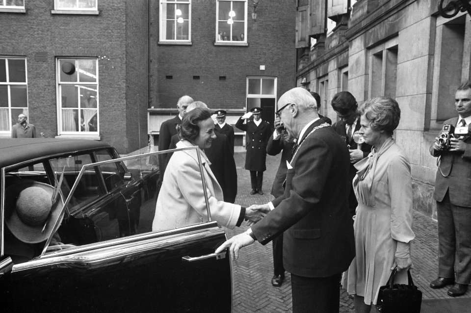 Staatsbezoek President Ceausescu van Roemenie, ontvangst in stadhuis, Bestanddeelnr 926-3347