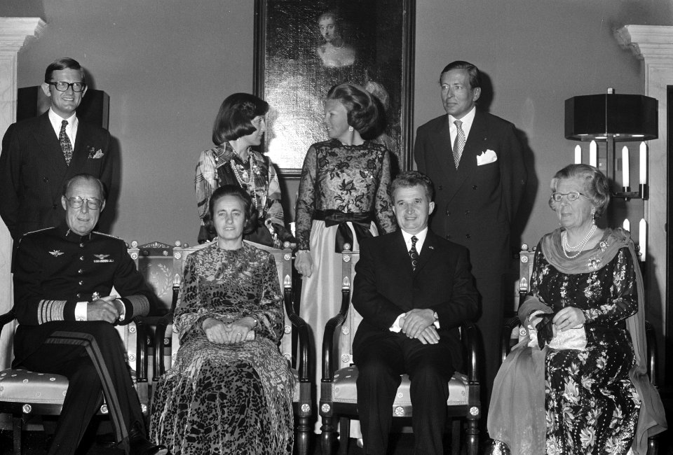 Staatsbezoek President Ceausescu van Roemenie, statiefoto tgv bezoek Presiden, Bestanddeelnr 926-3350