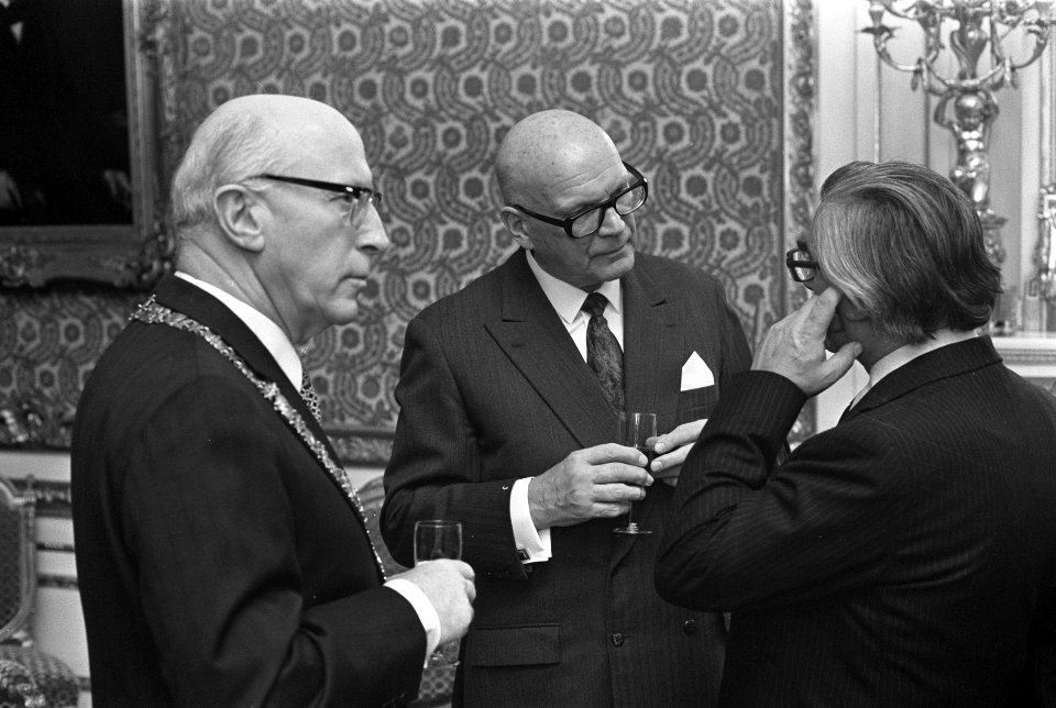 Staatsbezoek President Kekkonen van Finland aan Nederland Burgemeester Samkalden, Bestanddeelnr 925-9718