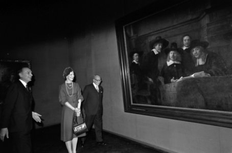 Staatsbezoek Koningin Margrethe en Prins Henrik van Denemarken bezoek Rijksmuse, Bestanddeelnr 928-2394