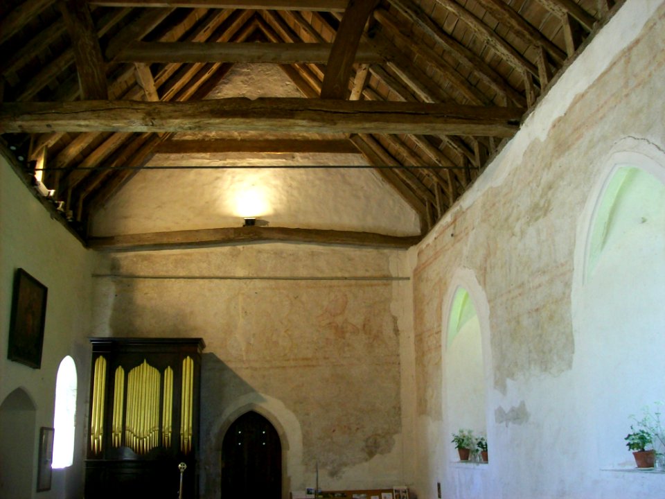 St Peter, Southease, looking west