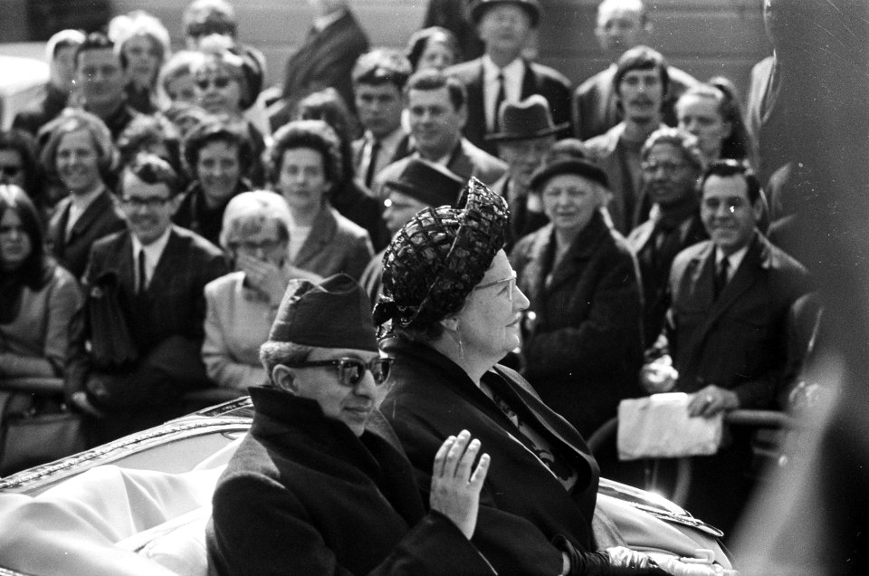 Staatsbezoek Koningin en Koning van Nepal, Hare Majestei en Koning van Nepal in , Bestanddeelnr 920-2612