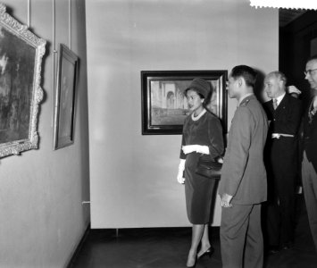 Staatsbezoek Koning en Koningin van Thailand , tijdens de rondgang, Bestanddeelnr 911-6959