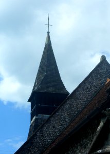 St Peter and St Paul's Church, Medina Road, Wymering (August 2017) (Spire)