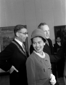 Staatsbezoek Koning en Koningin van Thailand , Rijksmuseum, Bestanddeelnr 911-6964