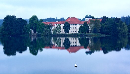 Lake monastery seeon building