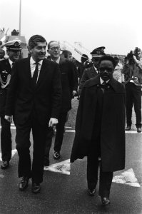 Staatsbezoek president Bongo van Gabon en premier Lubbers