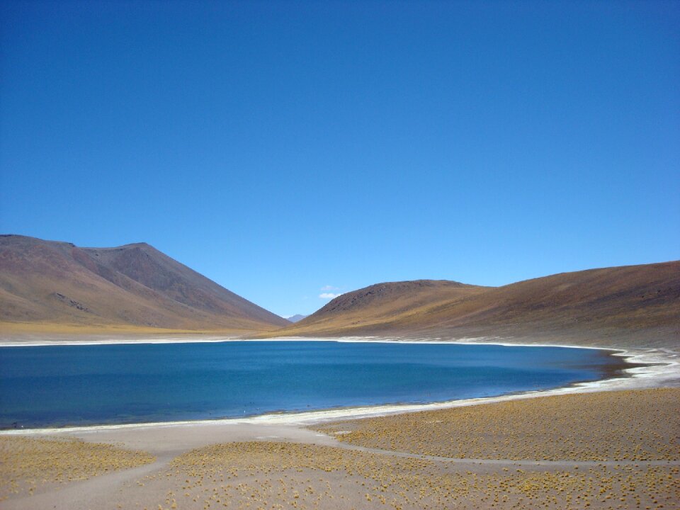 Blue sky nature landscape