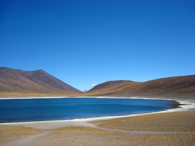 Blue sky nature landscape