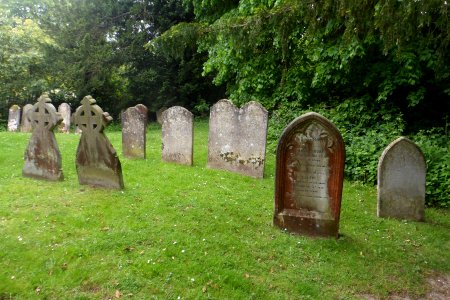 St Peter and St Paul's Church, The Street, West Clandon (May 2014) (Graveyard)