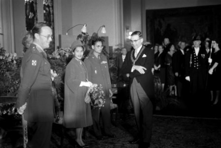 Staatsbezoek Koning en Koningin van Thailand , Rijksmuseum, Bestanddeelnr 911-6967