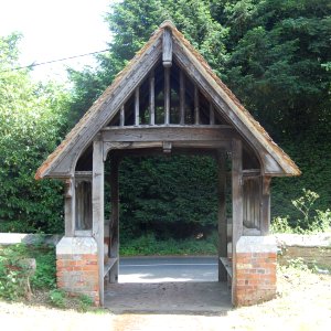 St Nicolas' Church, Stoneham Lane, North Stoneham (June 2019) (Lychgate) (2)