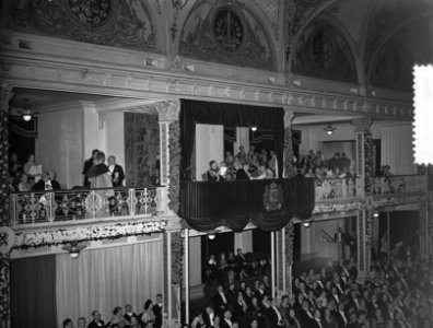 Staatsbezoek Franse president Coty aan Nederland, Den Haag , tweede dag, galacon, Bestanddeelnr 906-6150