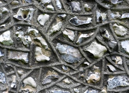 St Peter and St Paul's Church, The Street, West Clandon (May 2014) (Flintwork)