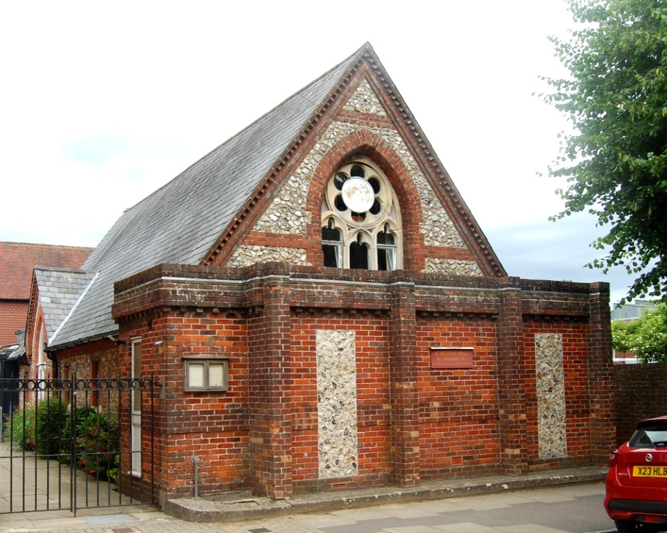 St Peter's Hall (former Wesleyan Chapel), St Peter's Road, Petersfield (July 2019) (3)