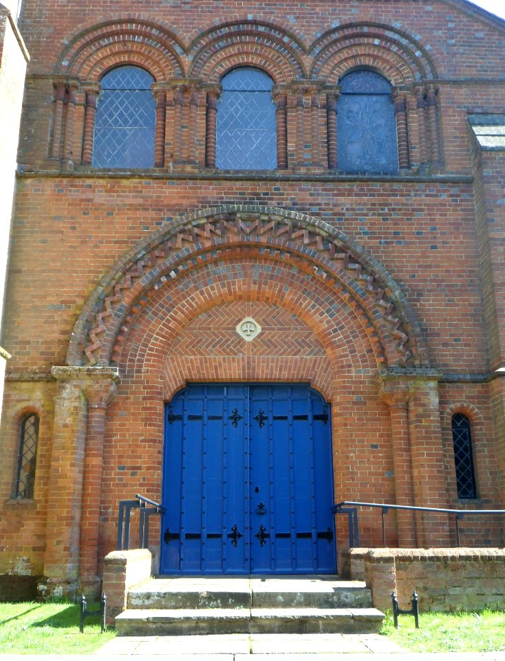 St Peter and St Paul's Church, Church Lane, Albury (March 2014) (West Doorway)