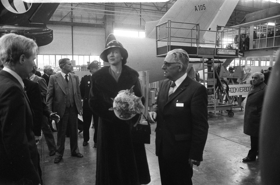 Staatsbezoek Koningin Margarethe en Prins Henrik van Denemarken bezoek aan Fokk, Bestanddeelnr 928-2423