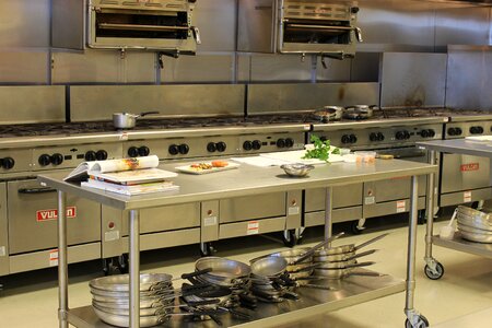 Industrial kitchen commercial restaurant