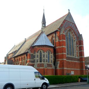 St Philip's Church, New Church Road, Hove (NHLE Code 1187579) (August 2013) (1)