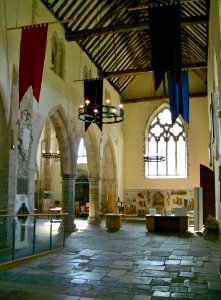 St Peter, Sandwich, interior looking West