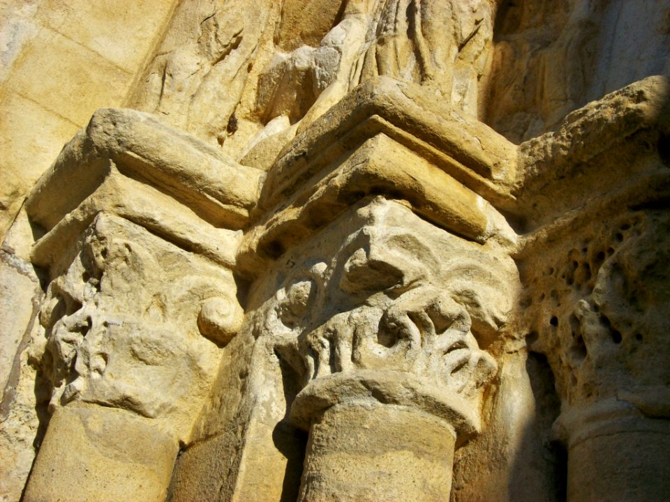 St Nicholas, New Romney, West door capitals