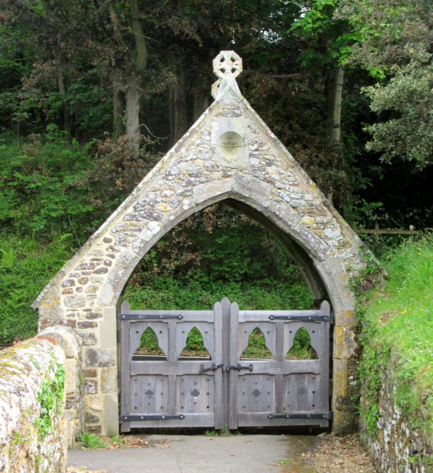 St Peter and St Paul's Church, Ridge Lane, Mottistone, Isle of Wight (May 2016) (Lychgate) (1)