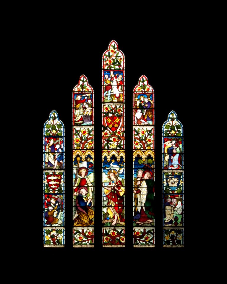 St Peter's Church, High Cross Lane, High Cross (NHLE Code 1264247) (July 2019) (Stained Glass Window)